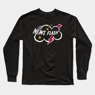 News Flash Cloud Logo Long Sleeve T-Shirt